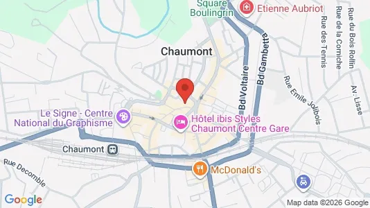 Apartments for rent i Nancy - kort over placeringen