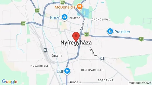 Apartments for rent in Nyíregyházai - Photo from Google Street View