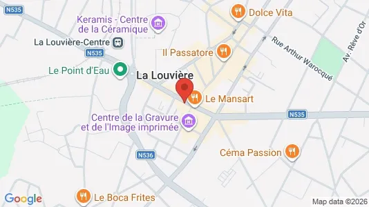 Apartments for rent in La Louvière - Photo from Google Street View