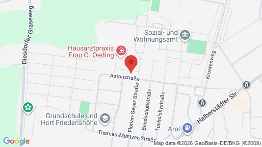 Apartments for rent i Magdeburg - kort over placeringen