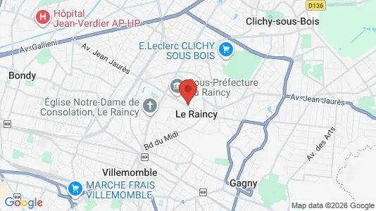 Apartments for rent in Le Raincy - Photo from Google Street View