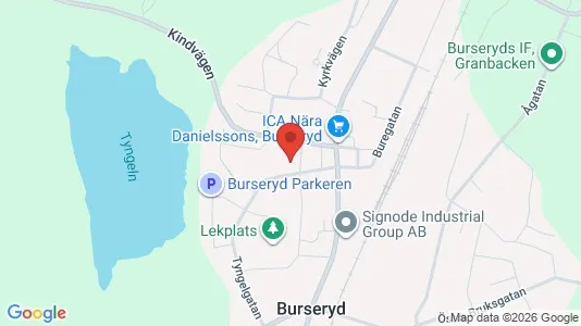 Apartments for rent i Gislaved - kort over placeringen