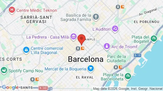 Apartments for rent in Barcelona Eixample - Photo from Google Street View