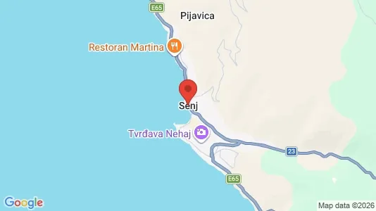Apartments for rent in Senj - Photo from Google Street View