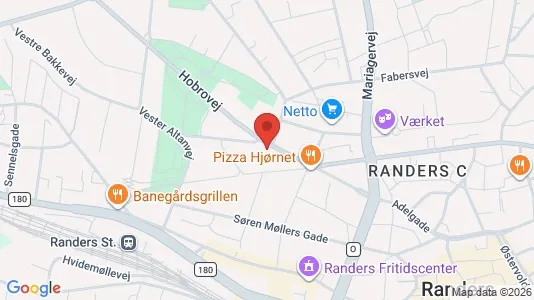 Apartments for rent i Randers C - kort over placeringen