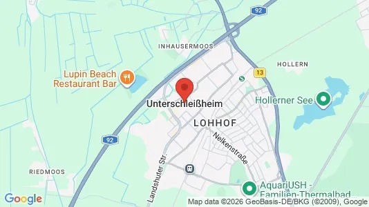 Apartments for rent i Unterschleißheim - kort over placeringen