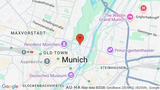 Apartments for rent i Munich Altstadt-Lehel - kort over placeringen