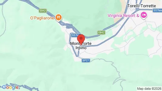 Apartments for rent i Monteforte Irpino - kort over placeringen