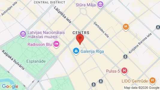 Apartments for rent in Riga Centrs - Photo from Google Street View