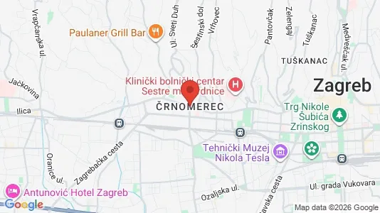 Apartments for rent in Zagreb Črnomerec - Photo from Google Street View