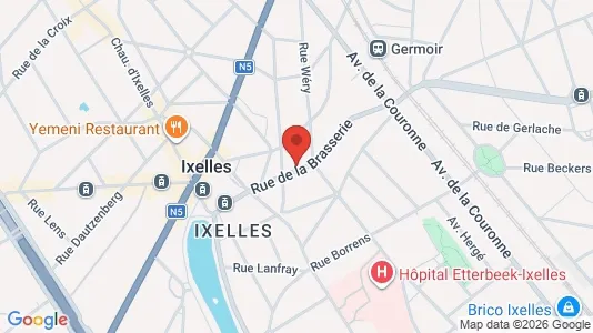 Apartments for rent i Brussels Elsene - kort over placeringen