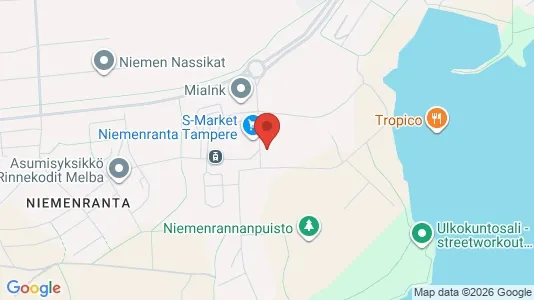 Apartments for rent i Tampere Luoteinen - kort over placeringen
