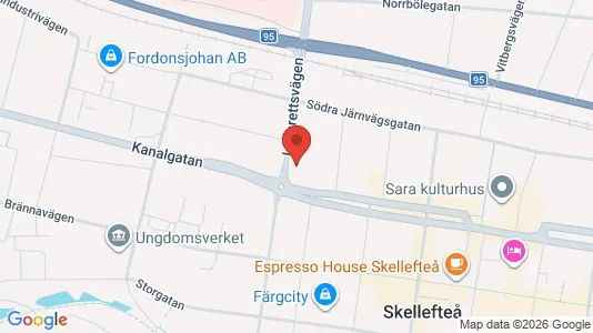 Apartments for rent in Skellefteå - Photo from Google Street View
