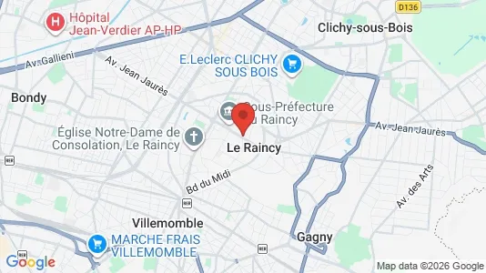 Apartments for rent in Le Raincy - Photo from Google Street View