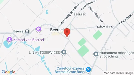 Apartments for rent i Beersel - kort over placeringen