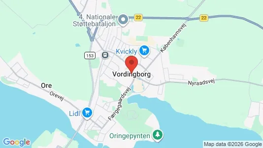 Apartments for rent i Vordingborg - kort over placeringen