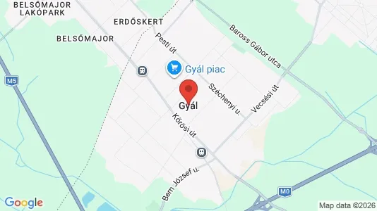 Houses for rent in Gyáli - Photo from Google Street View