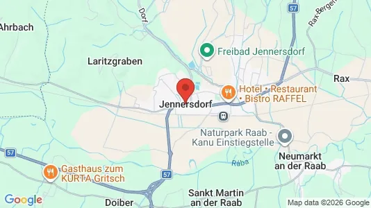 Apartments for rent i Jennersdorf - kort over placeringen