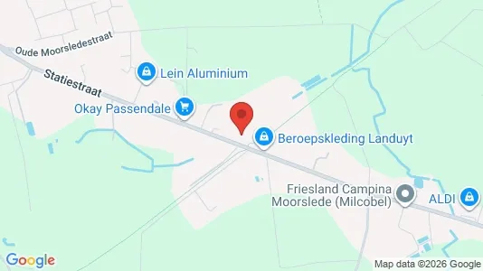 Apartments for rent i Zonnebeke - kort over placeringen