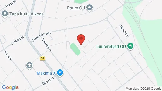 Apartments for rent i Tapa - kort over placeringen