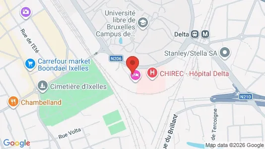Apartments for rent i Brussels Oudergem - kort over placeringen