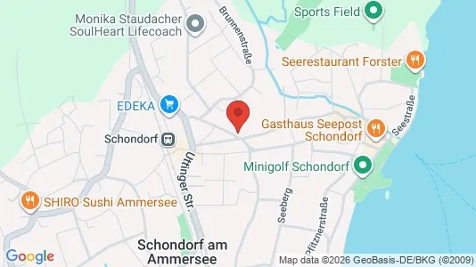 Apartments for rent i Landsberg am Lech - kort over placeringen