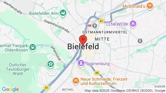 Rooms for rent in Bielefeld - Photo from Google Street View