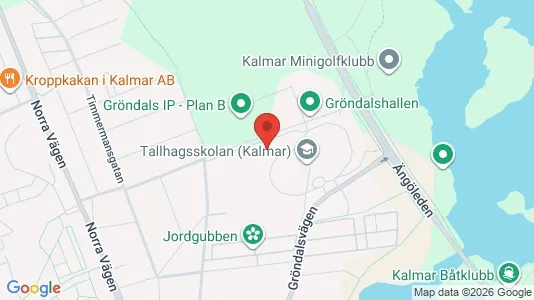 Rooms for rent i Kalmar - kort over placeringen