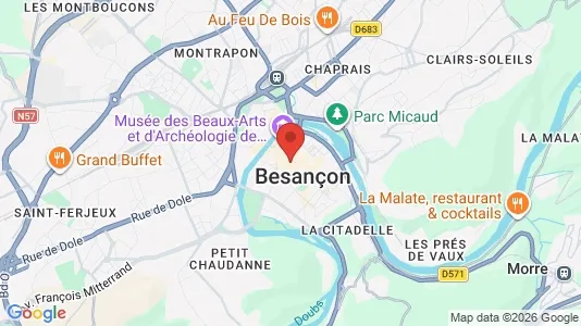 Apartments for rent in Besançon - Photo from Google Street View