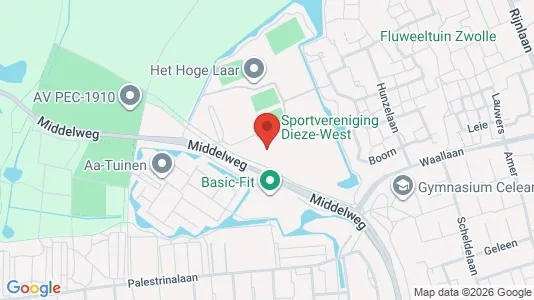 Apartments for rent i Zwolle - kort over placeringen