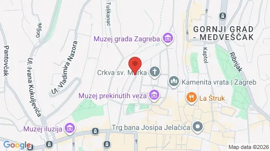 Apartments for rent i Sljeme (Medvednica-Tomislavac) - kort over placeringen