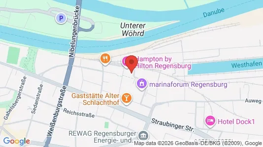 Apartments for rent i Regensburg - kort over placeringen