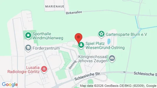 Apartments for rent i Görlitz - kort over placeringen