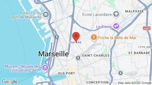 Apartments for rent in Marseille 3ème arrondissement - Photo from Google Street View