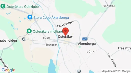 Apartments for rent i Österåker - kort over placeringen