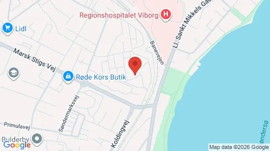 Apartments for rent i Viborg - kort over placeringen