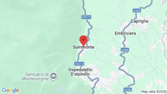 Apartments for rent i Summonte - kort over placeringen