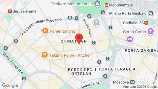 Apartments for rent i Milano Zona 1 - Centro storico - kort over placeringen