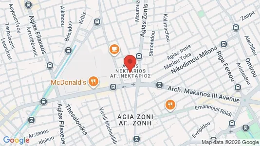 Apartments for rent i Limassol - kort over placeringen