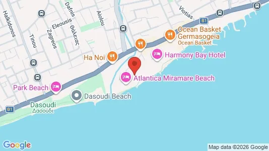 Apartments for rent i Limassol - kort over placeringen