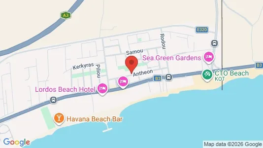 Apartments for rent i Pyla Touristiki Periochi - kort over placeringen