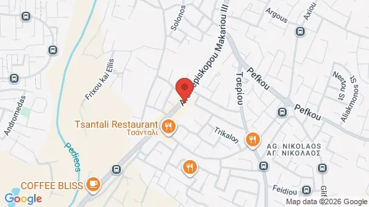 Apartments for rent i Nicosia Lakatameia - kort over placeringen