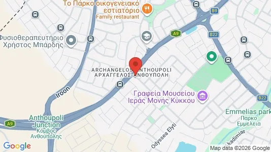 Apartments for rent i Nicosia Lakatameia - kort over placeringen