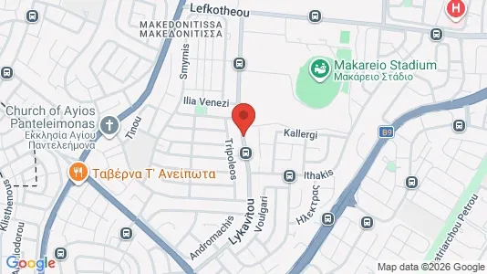 Apartments for rent i Nicosia Egkomi - kort over placeringen