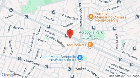 Apartments for rent i Nicosia Strovolos - kort over placeringen