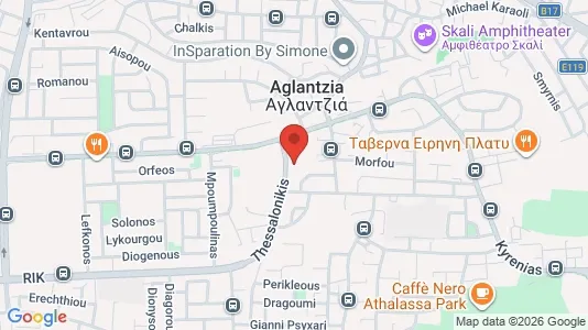Apartments for rent i Nicosia Aglantzia - kort over placeringen