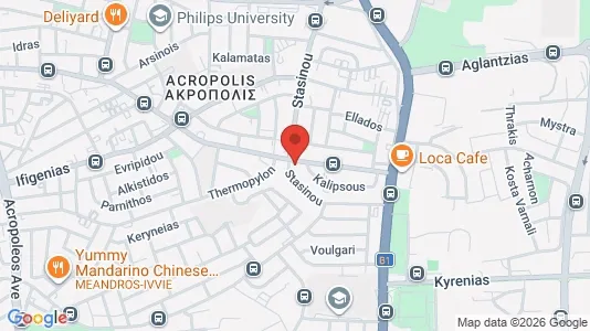 Apartments for rent i Nicosia Strovolos - kort over placeringen