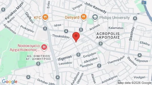Apartments for rent i Nicosia Strovolos - kort over placeringen