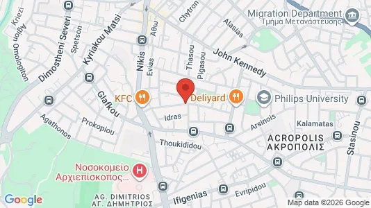 Apartments for rent i Nicosia Strovolos - kort over placeringen