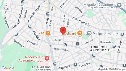 Apartments for rent i Nicosia Strovolos - kort over placeringen